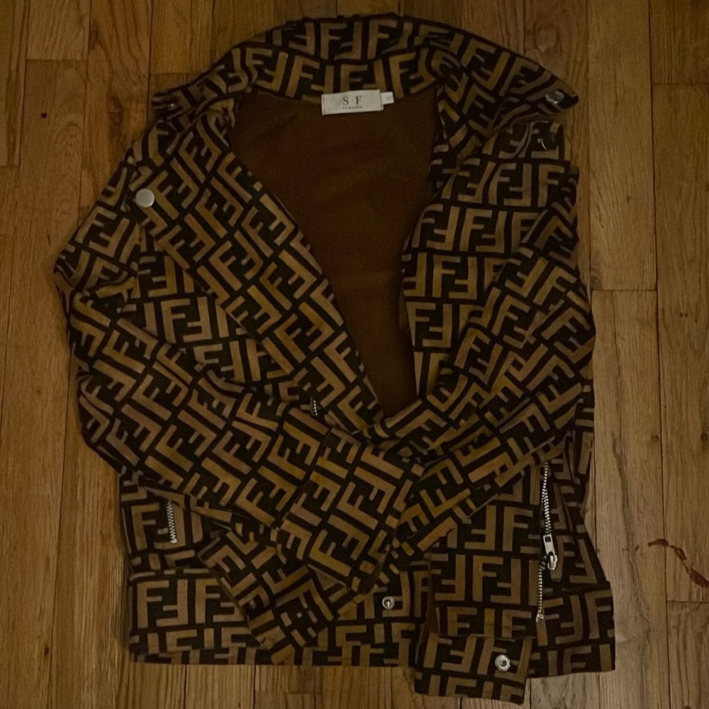 Fendi Print Replica Jacket. Size M/L